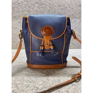 Dooney Dover Midnight Blue & Carmel